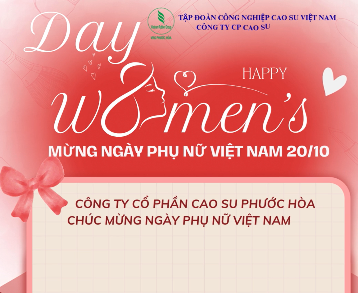 Lãnh đạo Công ty Cổ Phần Cao Su Phước Hòa chúc mừng ngày Phụ nữ Việt Nam